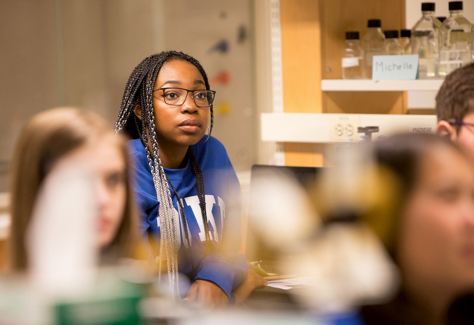 Michelle Katmauswa, a Duke University student who participated in the CollegePoint program.