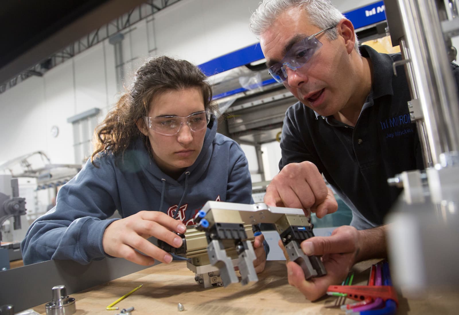 Students from CareerWise Colorado work to obtain credentials, certifications, and work experience during high school in order to secure these jobs after graduation.